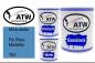 Preview: Mitsubishi, Fiji Blue Metallic, T87: 1L Lackdose + 1L Klarlack + 500ml Härter - Set, von ATW Autoteile West.
